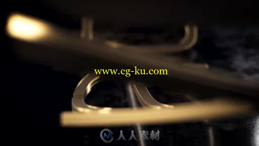 震撼大气金色三维质感标志展示LOGO演绎AE模板 Videohive Gold Logo 19695041的图片4