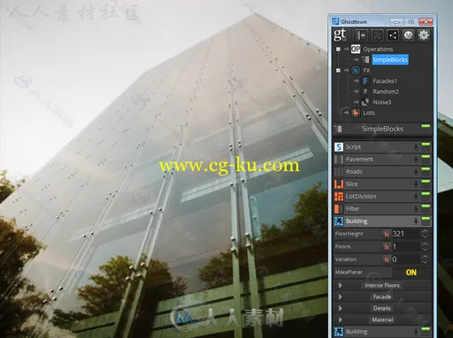 Ghosttown城市建筑制作3dsmax插件V1.31版 KILAD GHOSTTOWN 1.31 FOR 3DS MAX 2012-的图片1