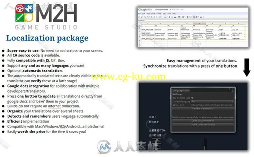 完整的本地化语言编辑器扩充Unity游戏素材资源的图片2