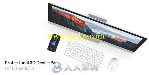 专业的苹果设备3D模型展示宣传幻灯片AE模板Videohive Professional 3D Device Pac的图片2