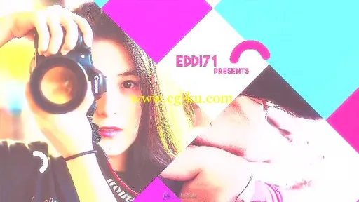 简单时尚多彩活力幻灯片相册动画AE模板 Videohive Simple Colorful Opener 18324511的图片2