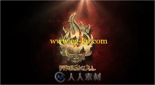 震撼金色火焰粒子点亮标志LOGO演绎AE模板 Videohive Hot Logo Reveal 19721377的图片2