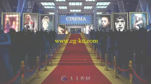 现代华丽影视典礼红地毯展示幻灯片AE模板 Videohive Red Carpet-3 19682814的图片2