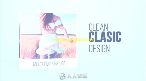 创意时尚三维盒子展示动态照片幻灯片相册动画AE模板Videohive Classic Box Promo的图片5