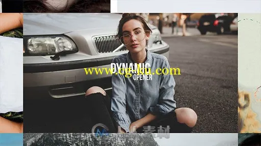 时尚动态照片多画面展示幻灯片相册动画AE模板Videohive Dynamic Photo Opener 195的图片4