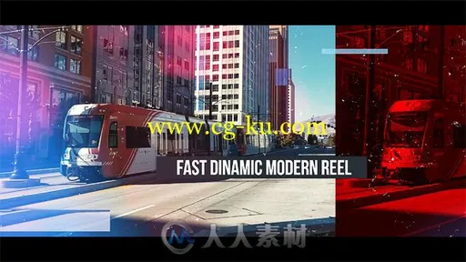 时尚动感照片城市宣传片视频包装AE模板Videohive Fast Dinamic Modern Reel 19701的图片1