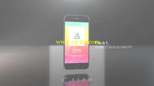 苹果手机三维商品展示幻灯片产品宣传AE模板Videohive Phone 7 Mockup Video Kit 1的图片4