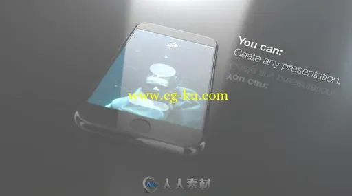 苹果手机三维商品展示幻灯片产品宣传AE模板Videohive Phone 7 Mockup Video Kit 1的图片5