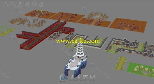 精品手游【新仙剑奇侠传】全套场景3D模型的图片1