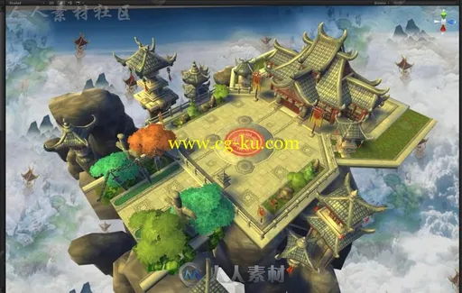 max和Unity双版本【花千骨】全套场景3D模型的图片1