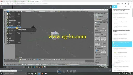 Blender初学者极限挑战训练视频教程 UDEMY LEARN BLENDER 3D BECOME A 3D ARTIST A的图片9