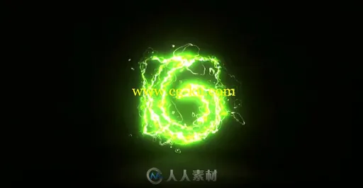 史诗炫酷震撼故障电流标志展示LOGO演绎AE模板Videohive Epic Electric Logo Revea的图片1