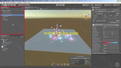 Unity粒子系统基础训练视频教程 PLURALSIGHT UNITY PARTICLE SYSTEM FUNDAMENTALS的图片4