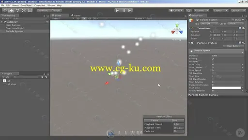 Unity粒子系统基础训练视频教程 PLURALSIGHT UNITY PARTICLE SYSTEM FUNDAMENTALS的图片5