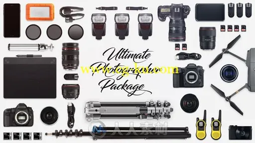 完美创意现代商业终极摄影包展示AE模板 Videohive Ultimate Photographer Package的图片3