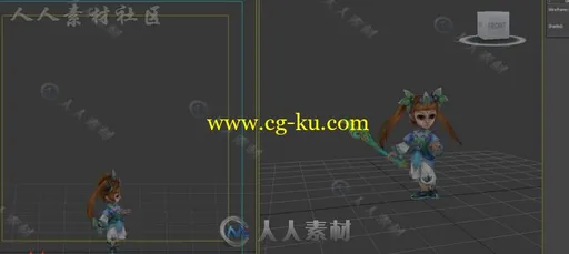 Q版游戏【双龙诀】带动作全套3D模型的图片2