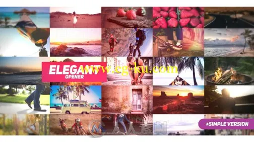 美丽优雅的照片展示幻灯片相册动画AE模板 Videohive Slideshow 19660798的图片1