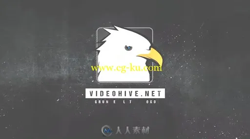 创意科技故障效果标志LOGO演绎AE模板 Videohive Grunge Glitch Logo 19552310的图片3