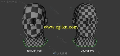 UV网格3dsmax插件UnwrapPro V1.02版 UnwrapPro 1.02 3dsmax Plugin 3dsmax 2008 –的图片3