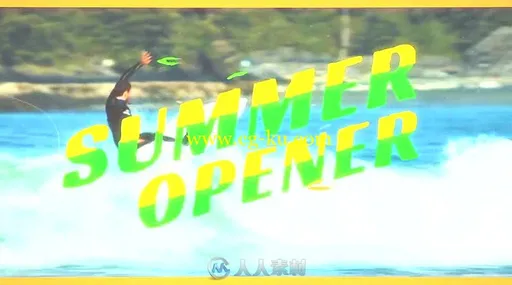 时尚绚丽多彩视差夏季宣传片视频包装AE模板 Videohive Summer Opener 19745353的图片2