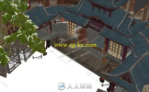 最全3D手游《侠隐江湖 》全部游戏场景3D模型（max unity 双版本）的图片5