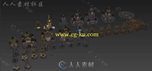 《风暴英雄》全套场景及部件3D模型的图片23