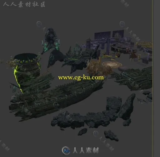 全新MMOARPG网游《藏地传奇》场景3D模型的图片7