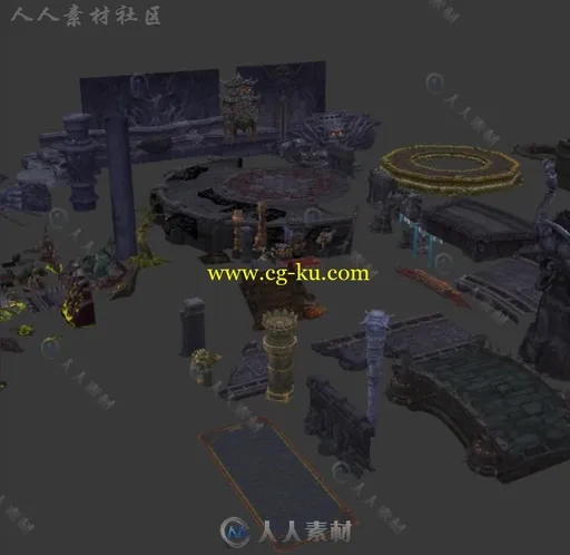 全新MMOARPG网游《藏地传奇》场景3D模型的图片8