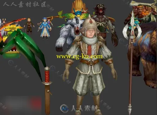 《魔王战记》全套角色3D模型的图片2