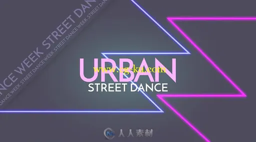 街舞照片炫酷闪光粒子展示幻灯片特效包装AE模板 Videohive Street Dance 19737482的图片1