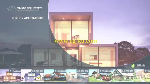 现代简单房地产促销幻灯片AE模板 Videohive Real Estate Promo 19563402的图片4