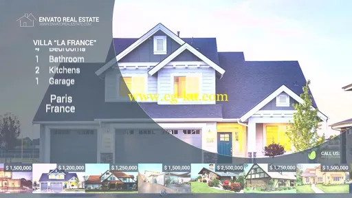 现代简单房地产促销幻灯片AE模板 Videohive Real Estate Promo 19563402的图片5