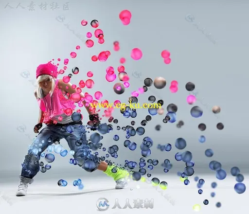 时尚超酷3D气泡效果PS动作的图片12
