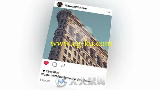 创意有趣instagram应用程序展示产品宣传AE模板 Videohive Instagram Promo 18713的图片1