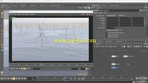 Houdini海洋模拟高级技术训练视频教程 PLURALSIGHT HOUDINI INTERMEDIATE OCEAN FX的图片1