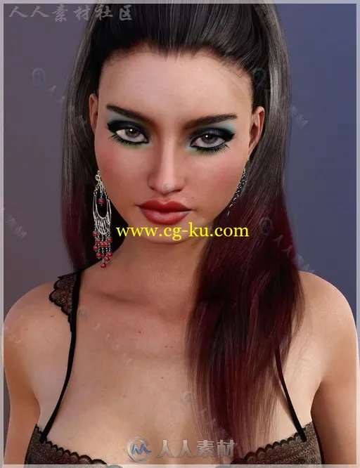 美丽性感妖娆的女性角色3D模型合辑的图片1