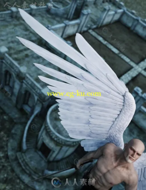 美丽梦幻的天使之翼3D模型合辑的图片4