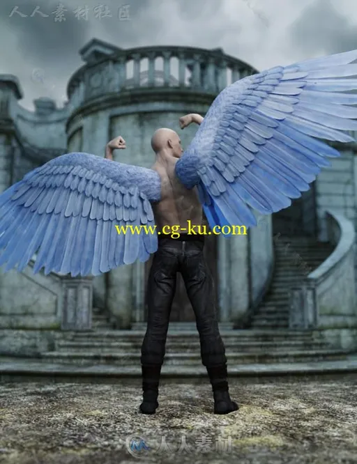 美丽梦幻的天使之翼3D模型合辑的图片5