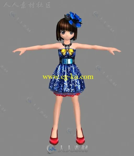 【劲舞团】全套人物3D模型的图片12