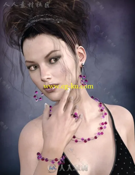 精美华丽优雅的珠宝首饰3D模型合辑的图片3