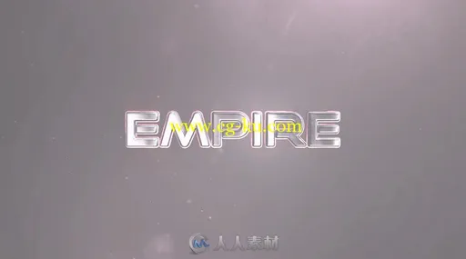震撼史诗电影3D标志优雅展示LOGO演绎AE模板Videohive Empire - Epic 3D Logo 1949的图片3