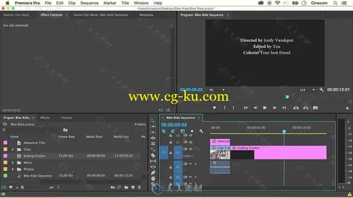 Premiere Pro CC视频编辑基础技能训练视频教程 SKILLSHARE LEARN VIDEO EDITING WI的图片9