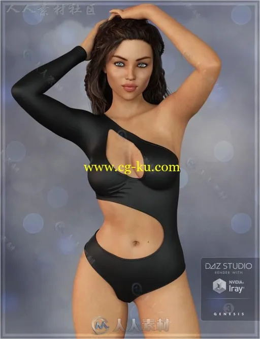 美丽性感的女性人物角色3D模型合辑的图片2