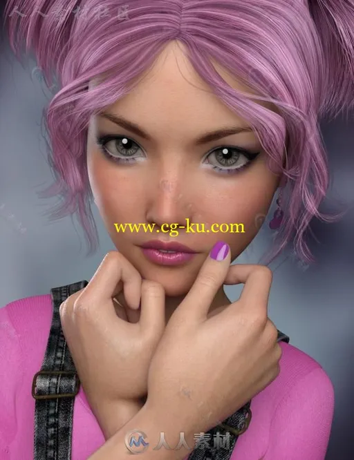 美丽可爱性感的女性人物3D模型合辑的图片4