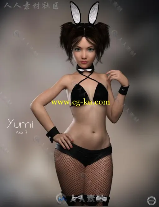 美丽可爱性感的女性人物3D模型合辑的图片5