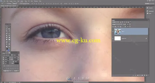 PS人物肖像眼睛修饰技巧视频教程 SKILLSHARE CREATE AMAZING EYES IN PHOTOSHOP的图片3