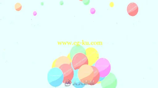 卡通气球放飞升空标志显示LOGO演绎AE模板 Videohive My Balloon My Logo 11006133的图片2