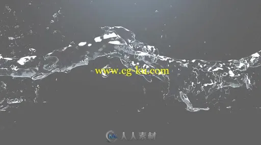 优雅干净时尚的水流动标志显示LOGO演绎AE模板Videohive Watertrail Logo Reveal 1的图片2