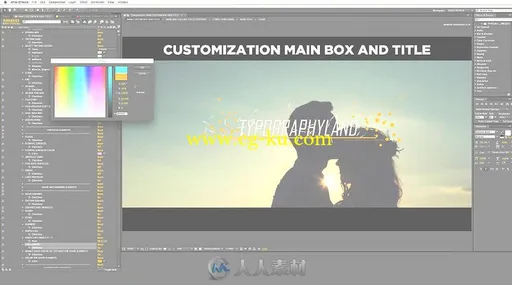 视频标题字幕排版动画设计工具包AE模板Videohive Titles Toolkit Customizer Suit的图片3