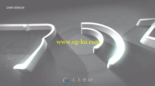 创意炫酷三维轮廓描绘标志显示LOGO演绎AE模板 Videohive 3D Stroke Logo 19083978的图片2